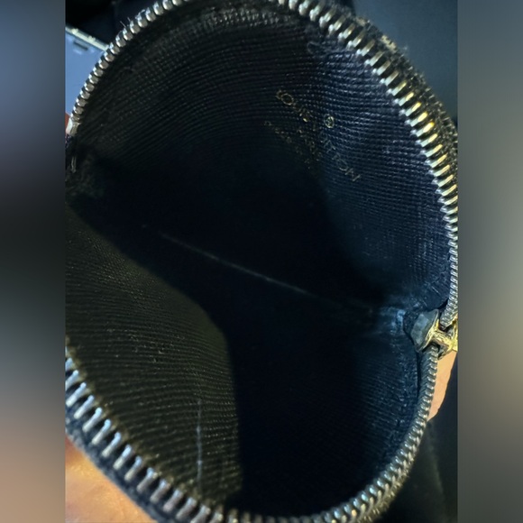 LOUIS VUITTON Porte Monnais Round Coin Case Monogram Mini Canvas Leather Black - Picture 4 of 6